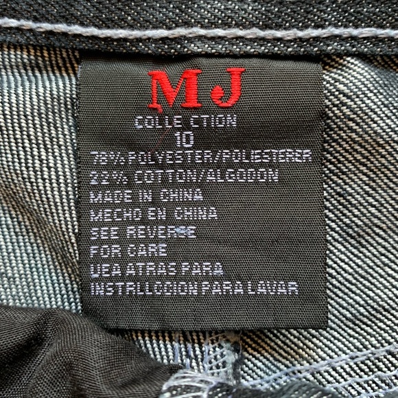 MJ Collection B-BOY Capri Embroidered Jeans - Picture 7 of 7